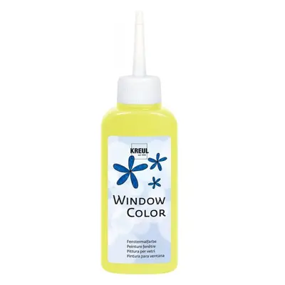 Kreul Barva na sklo WINDOW COLOR 80 ml fluorescentní ŽLUTÁ