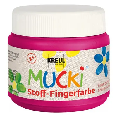 Mucki Prstová barva na textil MUCKI 150 ml RŮŽOVÁ