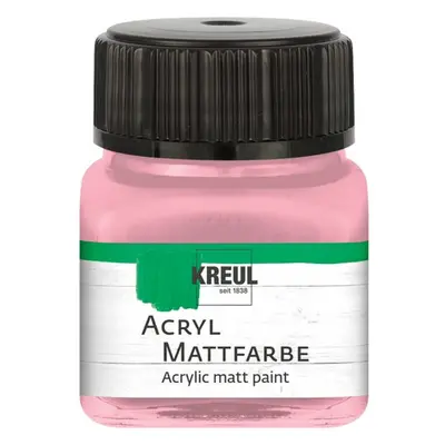 Kreul Akrylová barva matná KREUL 20 ml PASTEL RŮŽOVÁ