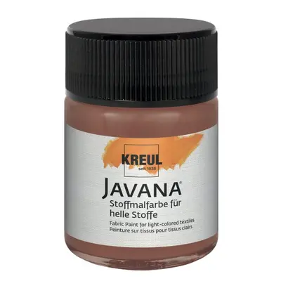 Kreul Barva na světlý textil JAVANA 50 ml SVĚTLÁ HNĚDÁ