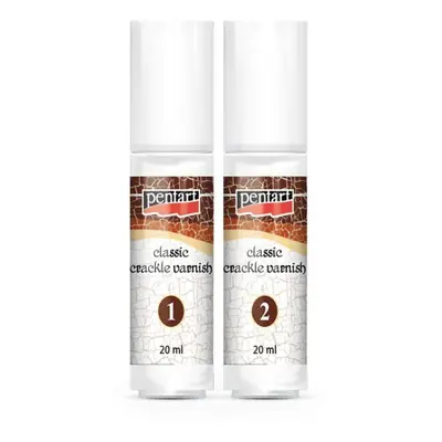 Pentart Kraklovací lak klasik - dvousložkový PENTART 20 ml