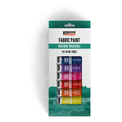 Pentart Sada barvy na textil PENTART 10 x 16 ml