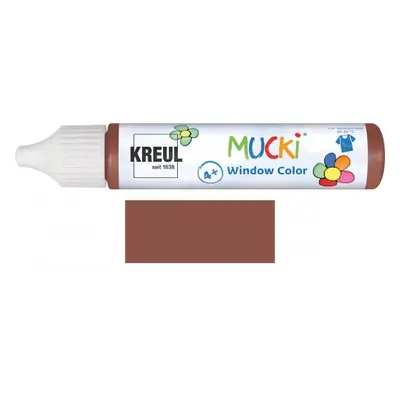 Mucki Barva na sklo MUCKI WINDOW COLOR 29 ml TMAVÁ HNĚDÁ