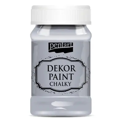 Pentart Křídová a dekorační barva PENTART 100 ml ŠEDÁ