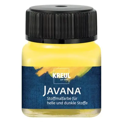 Kreul Barva na světlý a tmavý textil JAVANA 20 ml ŽLUTÁ