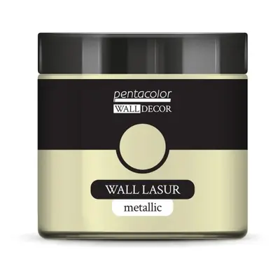 Pentart Lazurovací barva na zeď metallic WALL DECOR 500 ml PERLEŤOVÁ BÍLÁ