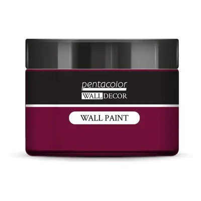 Pentart Barva na zeď WALL DECOR 150 ml ZÁŘIVÁ ČERVENÁ