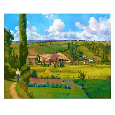 Figured ART Malování podle čísel - KRAJINA v Les Pâtis, Camille Pissarro bez rámu 40 x 50 cm