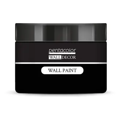 Pentart Barva na zeď WALL DECOR 150 ml ČERNÁ