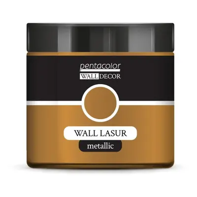 Pentart Lazurovací barva na zeď metallic WALL DECOR 500 ml ANTICKÁ MĚDĚNÁ