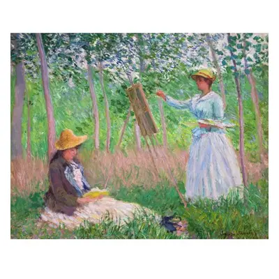 Figured ART Vyšívání křížkové sada - Monet - V lese u Giverny 32 x 40 cm