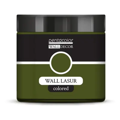 Pentart Lazurovací barva na zeď barevná WALL DECOR 500 ml OLIVOVÁ