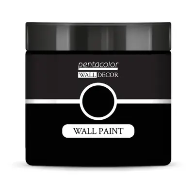 Pentart Barva na zeď WALL DECOR 500 ml ČERNÁ