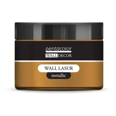 Pentart Lazurovací barva na zeď metallic WALL DECOR 150 ml ANTICKÁ MĚDĚNÁ