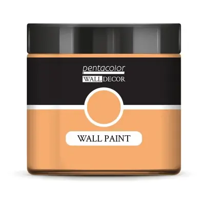 Pentart Barva na zeď WALL DECOR 500 ml SVĚTLÁ ORANŽOVÁ