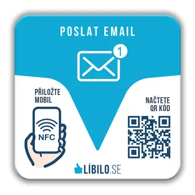 NFC deska pošli email