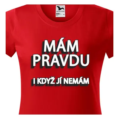 Tričko Mám pravdu