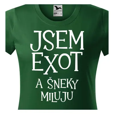 Tričko jsem exot a šneky miluju