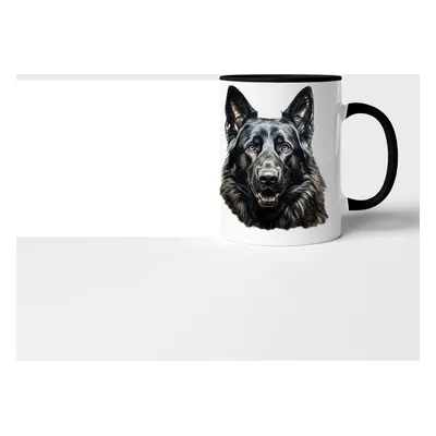 Hrnek Black German Shepherd 05