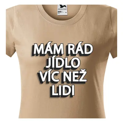 Tričko Mám rád jídlo