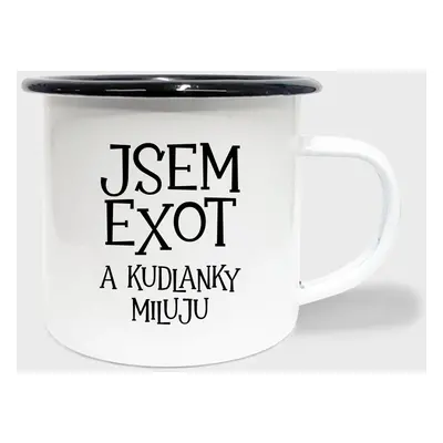 Hrnek Smalt jsem exot a kudlanky miluju