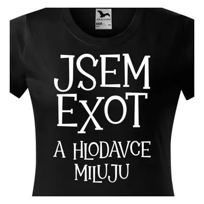 Tričko jsem exot a hlodavce miluju