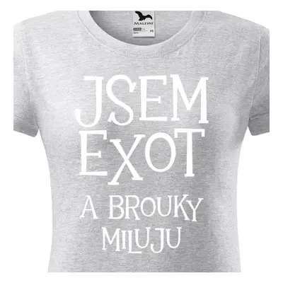 Tričko jsem exot a brouky miluju