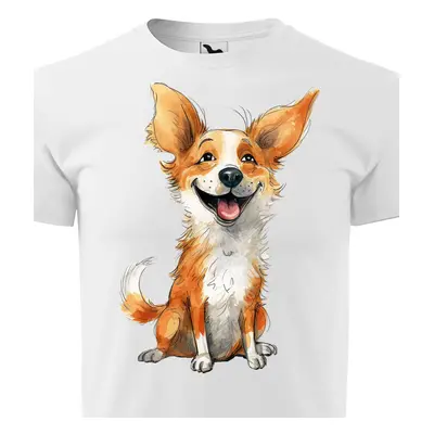 Tričko veselý Corgi