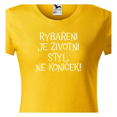 Tričko rybaření je životní styl