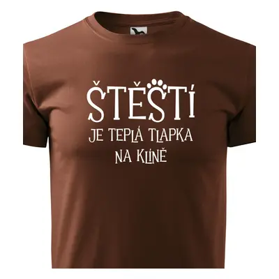 Tričko štěstí je teplá tlapka