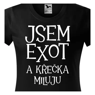 Tričko jsem exot a křečka miluju