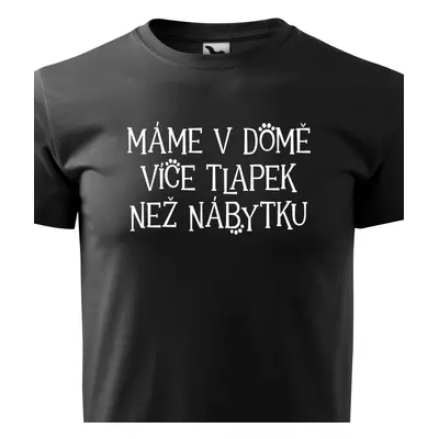 Tričko máme v domě více tlapek