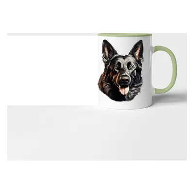 Hrnek Black German Shepherd 03