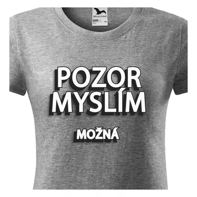 Tričko Pozor myslím