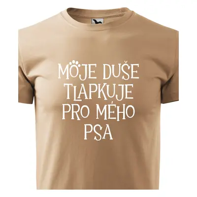 Tričko moje duše tlapkuje