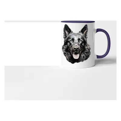 Hrnek Black German Shepherd 04