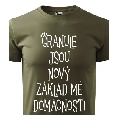 Tričko granule jsou nový základ mé domácnosti