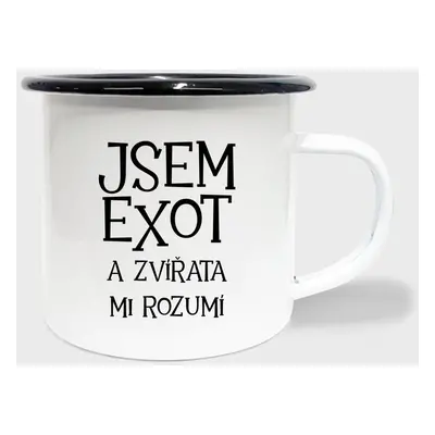 Hrnek Smalt Jsem exot a zvířata mi rozumí