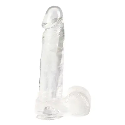 Calexotics Dildo Clear Dong s přísavkou