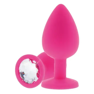 ToyJoy - Anální kolík Anal Play Diamond Booty Jewel Large pink