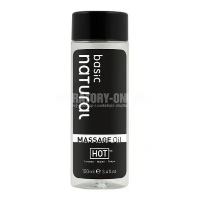 Masážní olej HOT basic natural 100ml