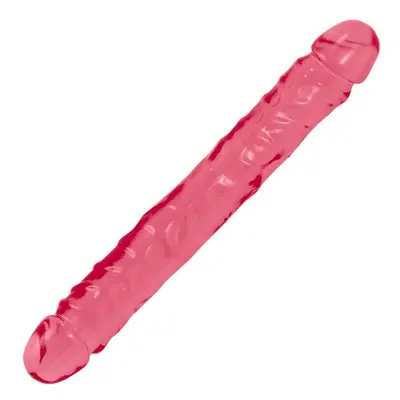 Doc Johnson Jr. Double Dong 12" Crystal Jellies Pink