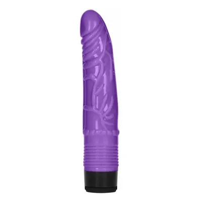 Shots 8 Inch Slight Realistic Dildo Vibe Purple vibrátor