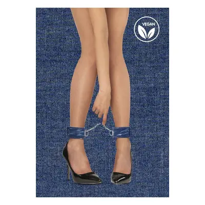 Shots - Ouch! Denim Ankle Cuffs Roughend Blue pouta na kotníky