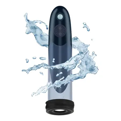 Hidden Desire - Fusion X Automatic Aqua Penis Pump Black, pánská vakuová pumpa