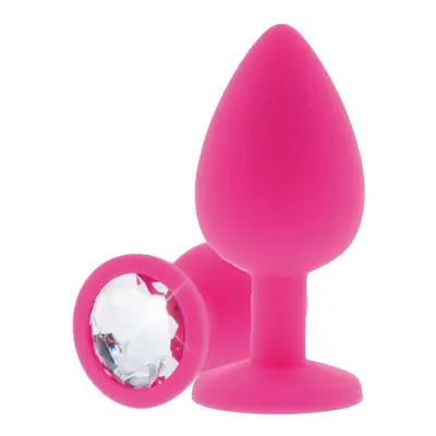 ToyJoy - Anální kolík Anal Play Diamond Booty Jewel Small pink