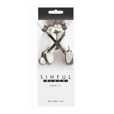 NS Novelties Sinful Hogtie black