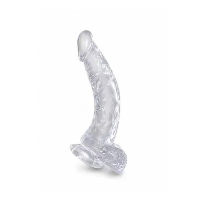 Pipedream King Cock Clear 7,5" Cock with Balls dildo