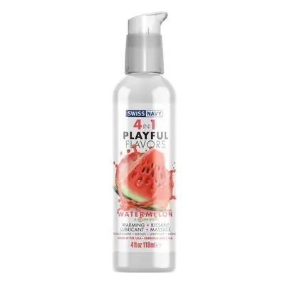 Swiss Navy 4 in 1 Playful Flavors Watermelon lubrikační gel 118ml