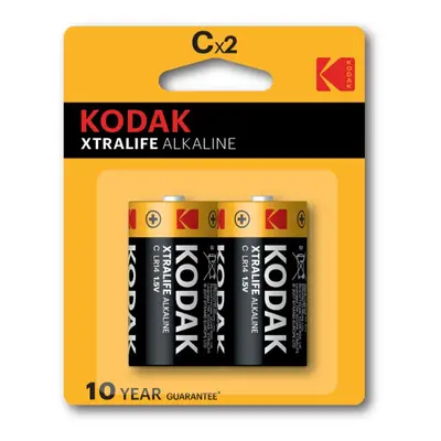 KODAK XTRALIFE alkalická baterie C 2ks blister